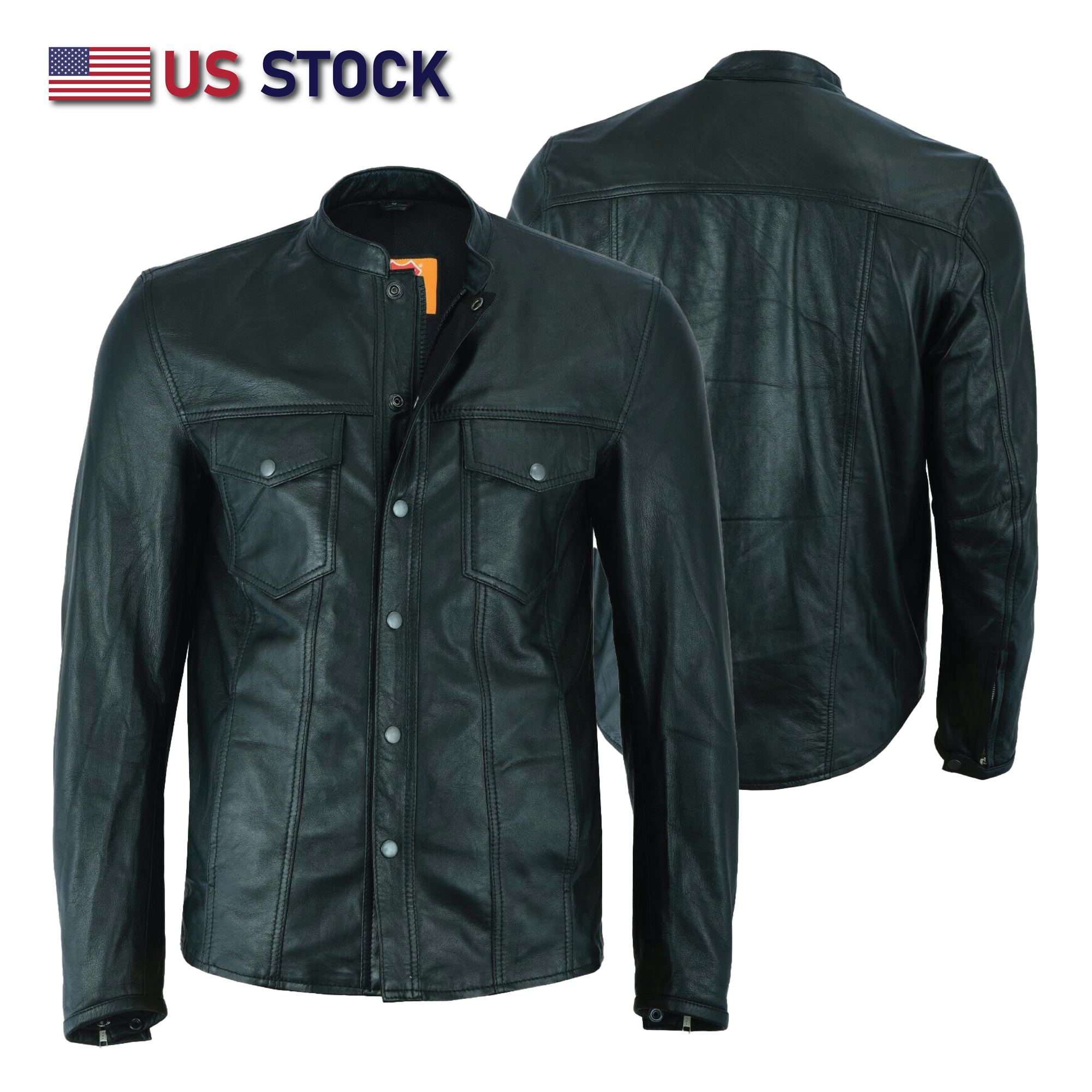 Highway Leather Long Sleeve Leather Shirt Club leather shirt LIGHTWEIGHT