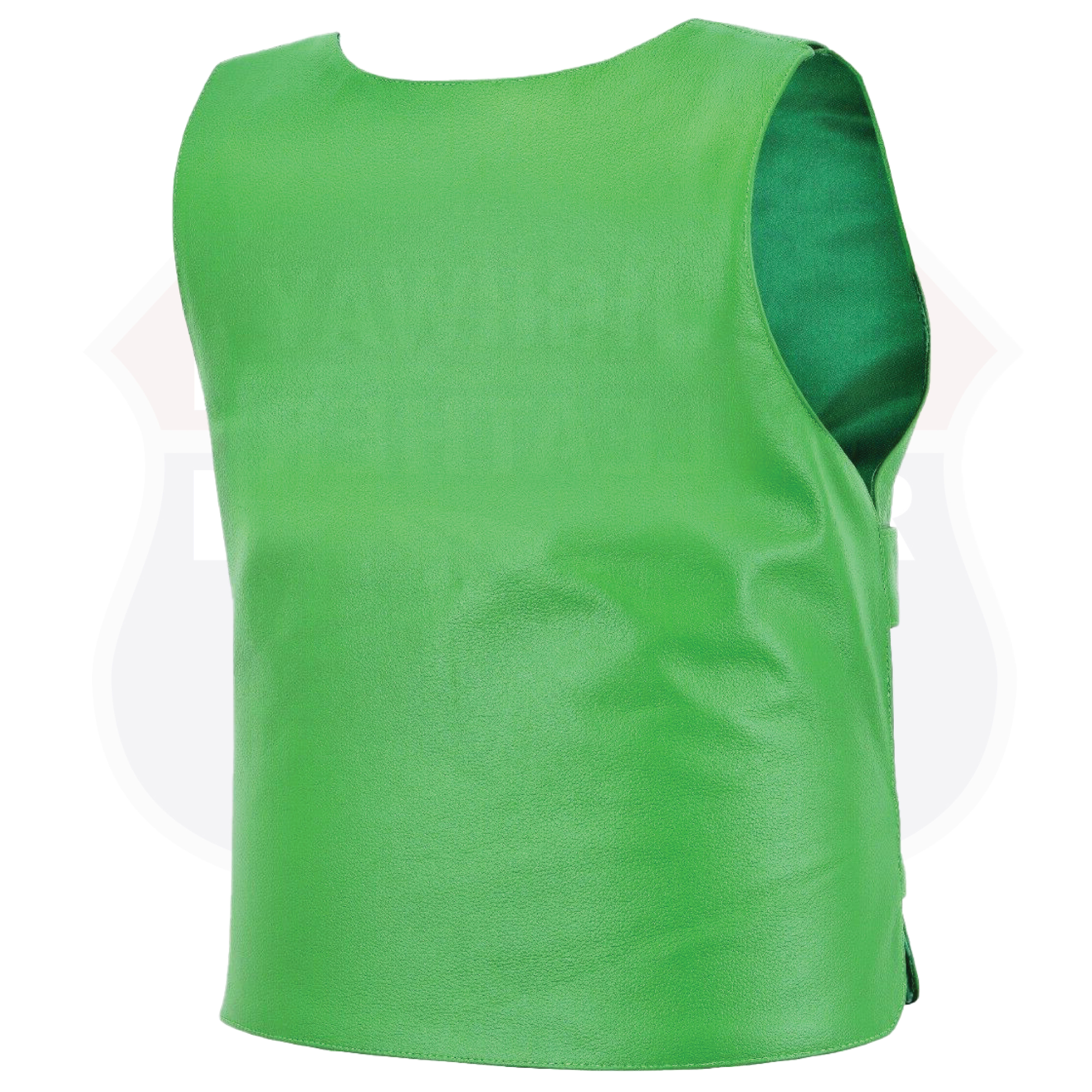 Green bulletproof leather vest - Women/Ladies