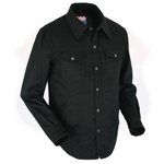 Biker Denim Club Style Anarchy Twill Shirt Conceal Carry Gun pocket SKU#21403 - HighwayLeather