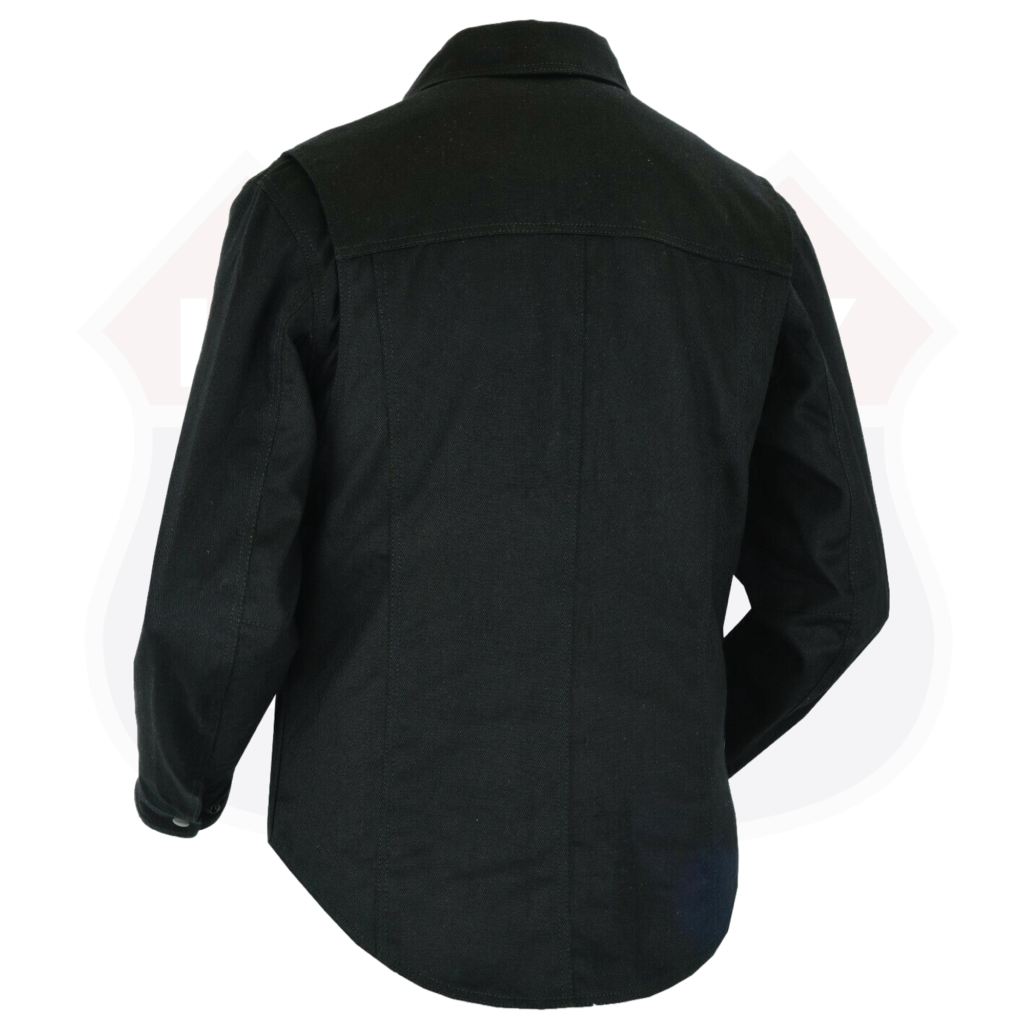 Biker Denim Club Style Anarchy Twill Shirt Conceal Carry Gun pocket SKU#21403