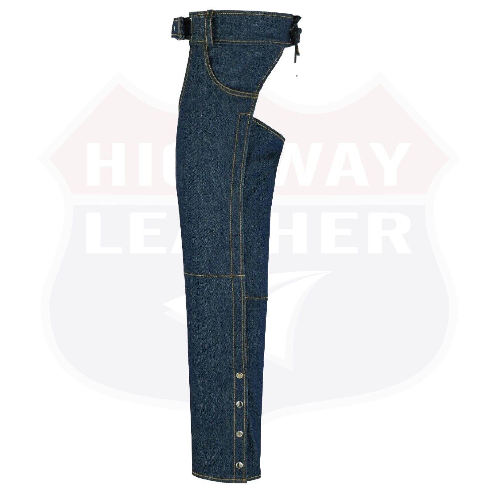 Bike denim chap lightweight - Blue PRIDE DENIM CHAPS