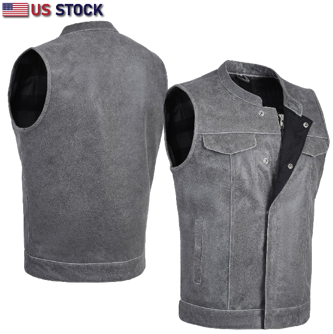 CLANE 25SS COLLAR SHORT VEST グレー emptyname-928-min.jpg