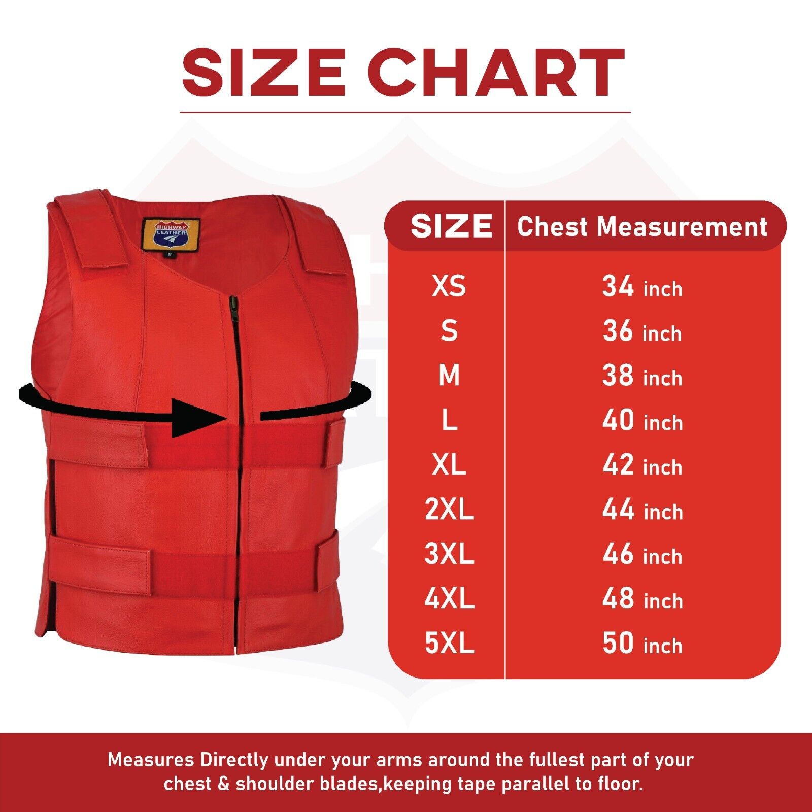 Ladies red bulletproof style leather vest - Police vest Shade # 22