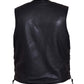 Men's Ultra Snap Front Motorcycle Vest with Side Laces