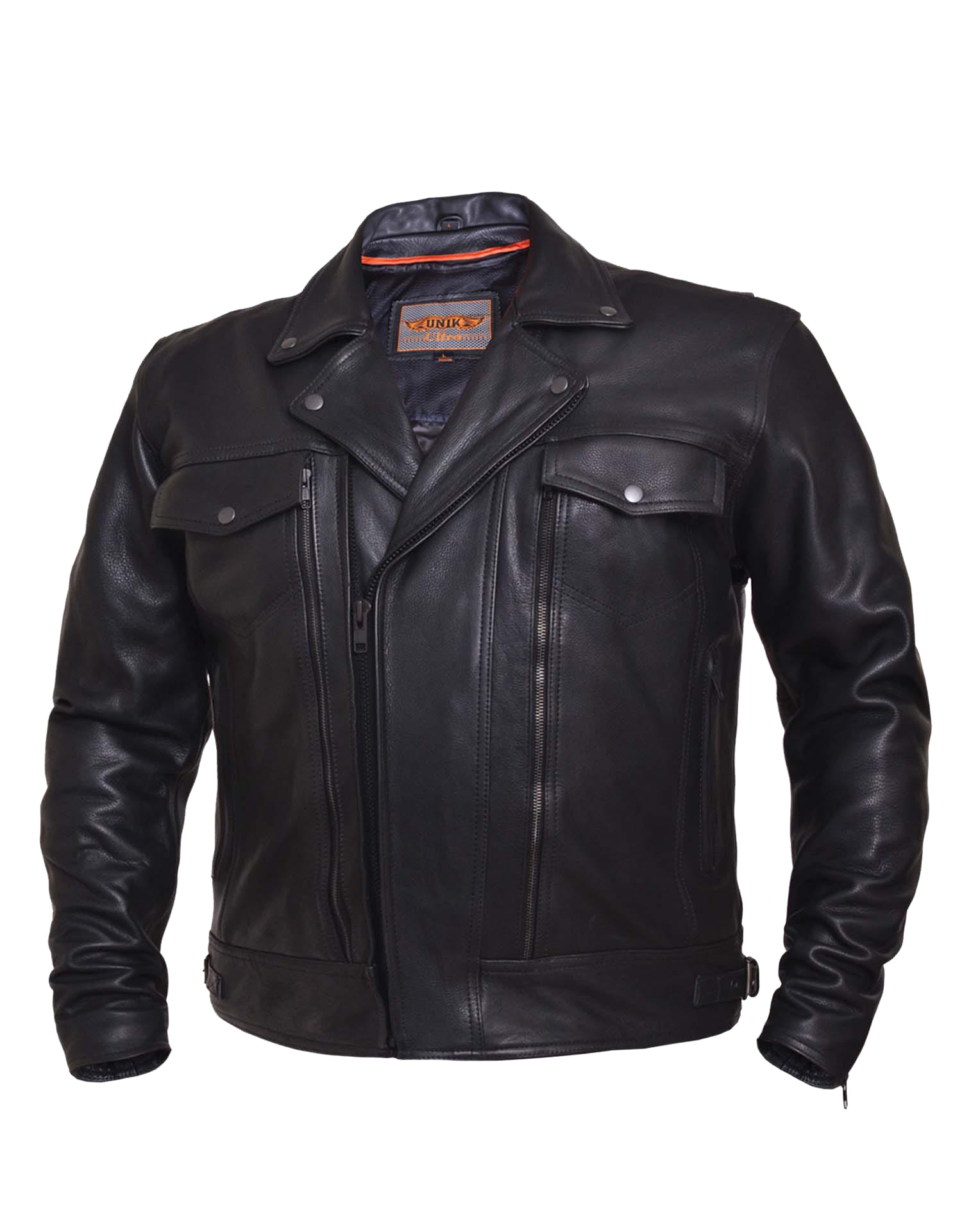 Men's Ultra Cruiser Motorcycle Leather Jacket