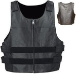 Bulletproof style tactical street leather vest High End