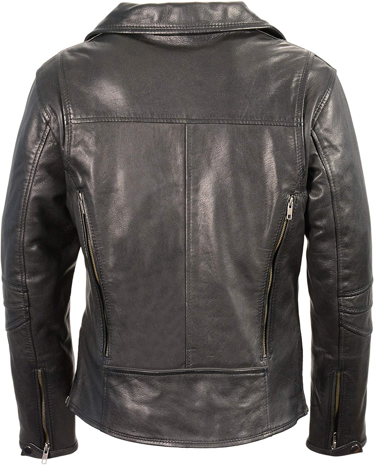 Women's Lightweight Long Length Beltless Vented Biker Jacket