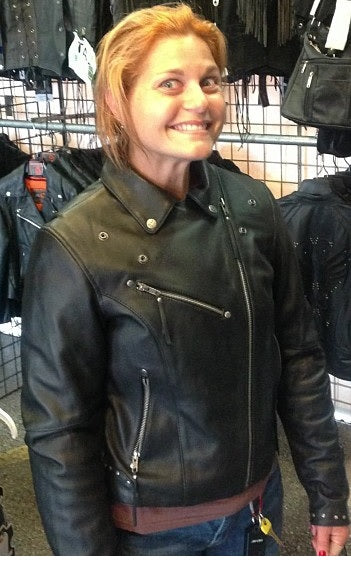 Women’s Riveted Classic M/C Jacket