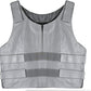 Gray bulletproof leather vest - SKU#14945Gray36