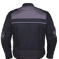 Men's Revolution Gear 2-tone Nylon Motorcycle Jacket