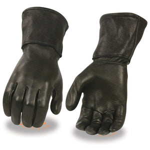 Men's Deerskin Leather Thermal Lined Gauntlet Glove