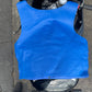 SHADE#45 Blue bulletproof leather vest - Women/Ladies