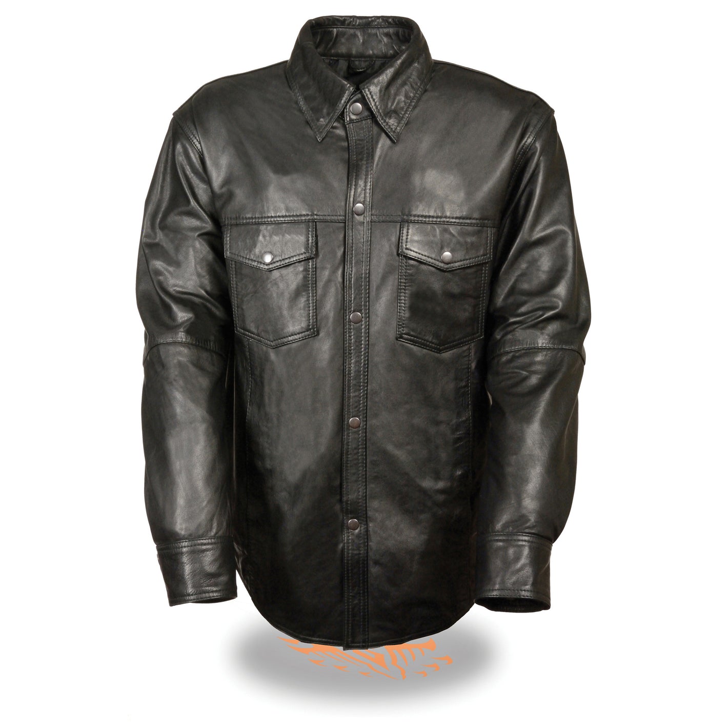 Men's Lightweight Leather Shirt