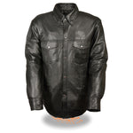 Men's Lightweight Leather Shirt