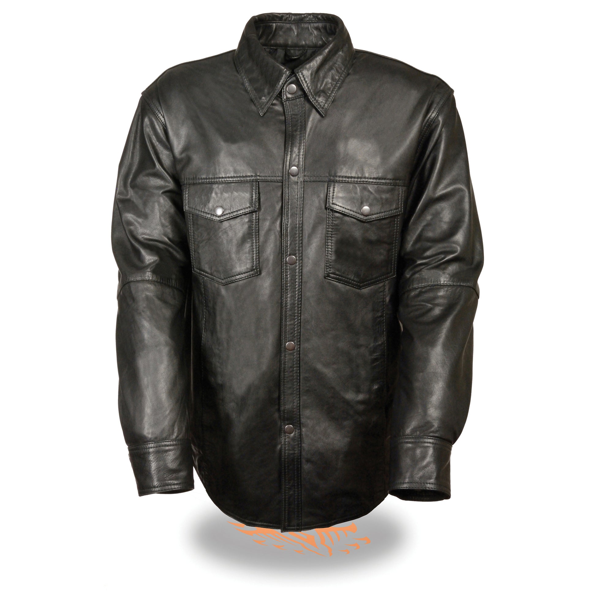 Men's Lightweight Leather Shirt