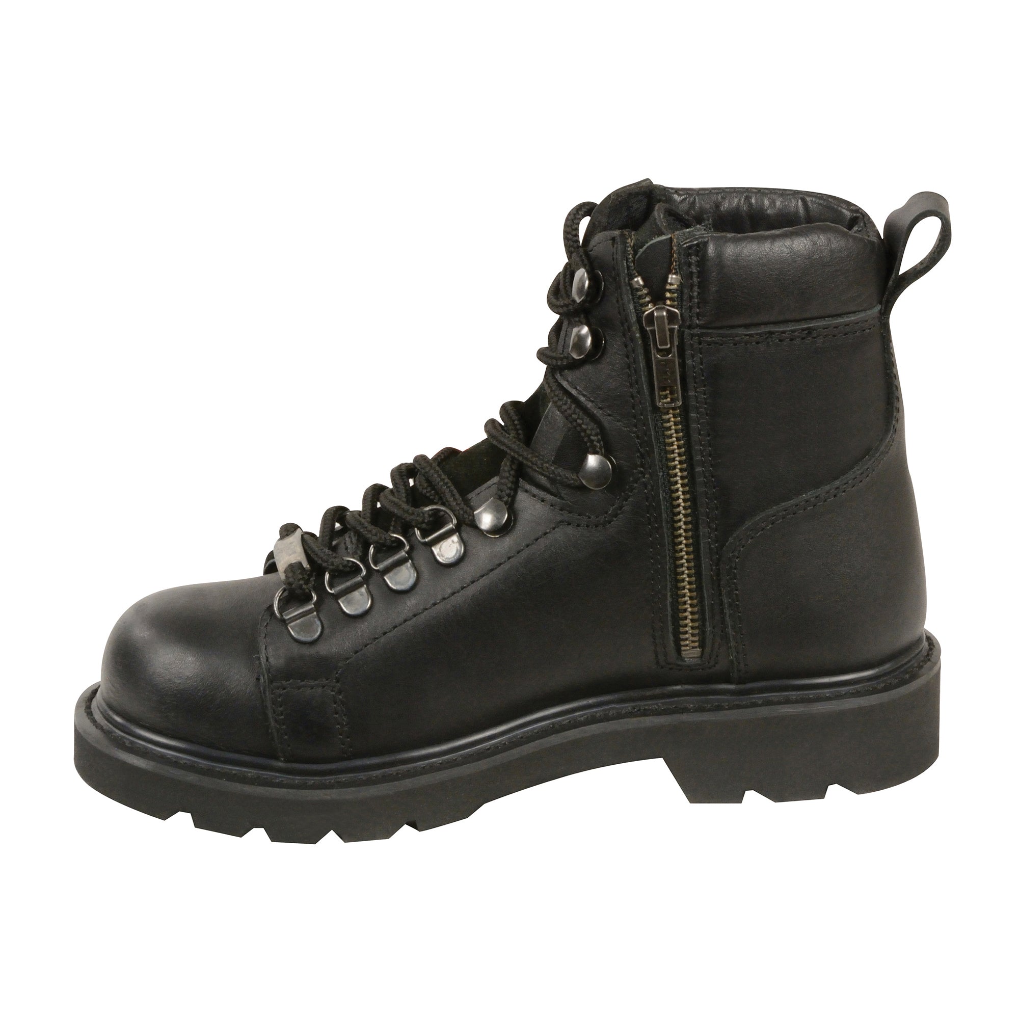 Women's Lace to Toe Boot W/Side Zipper