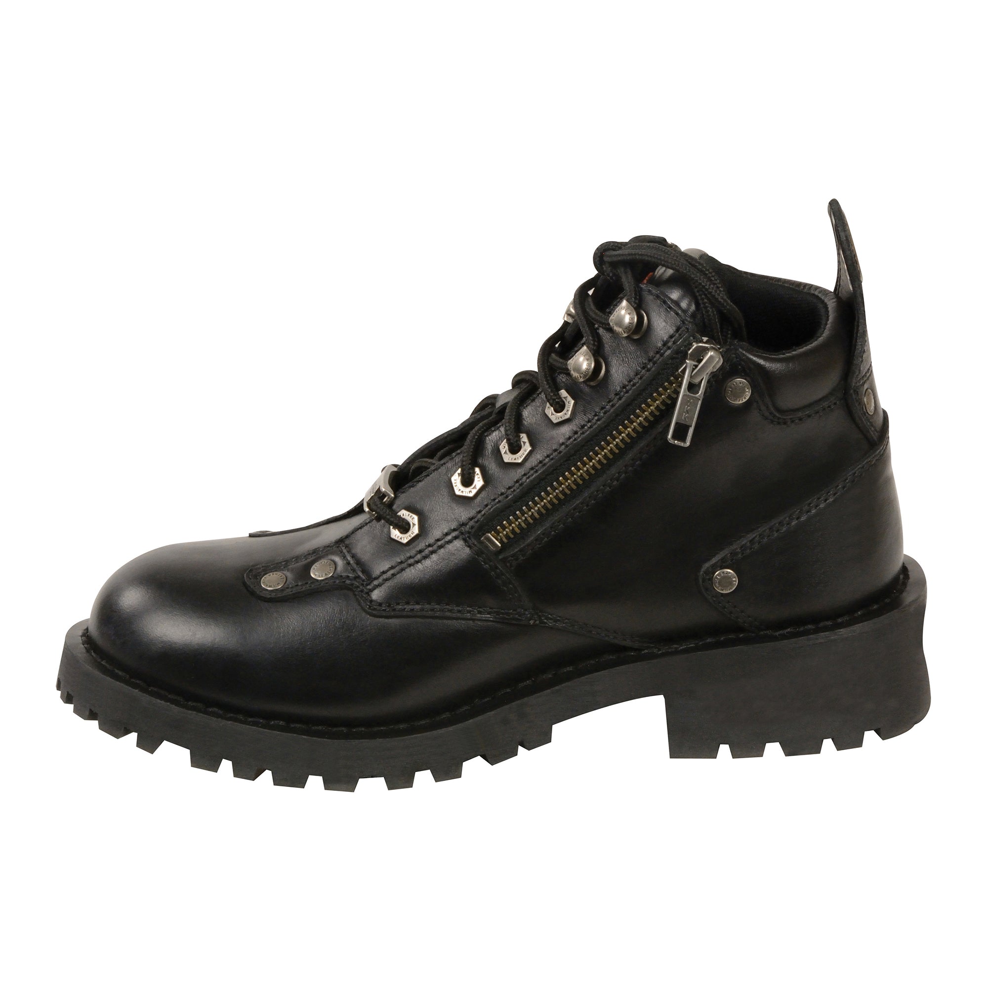 Ladies Low Cut Leather Lace to Toe Riding Boot