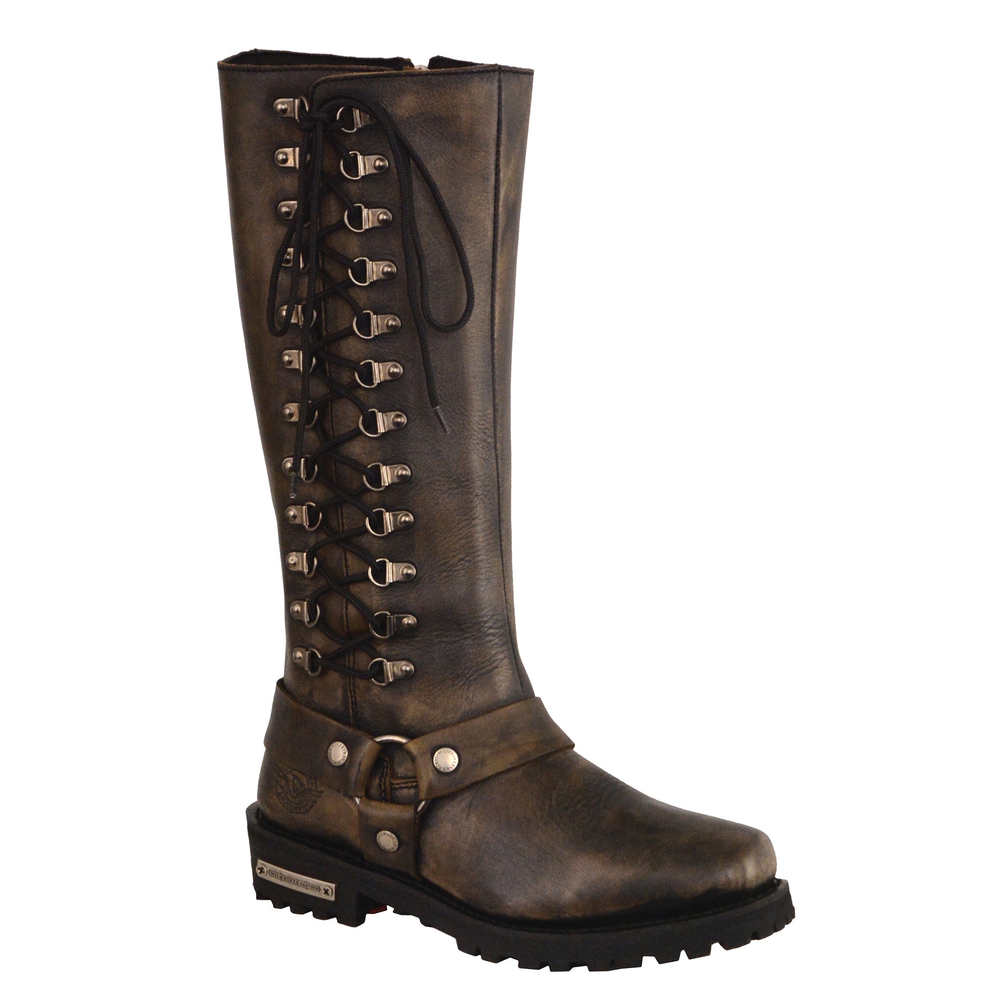 Ladies Distressed Brown 14