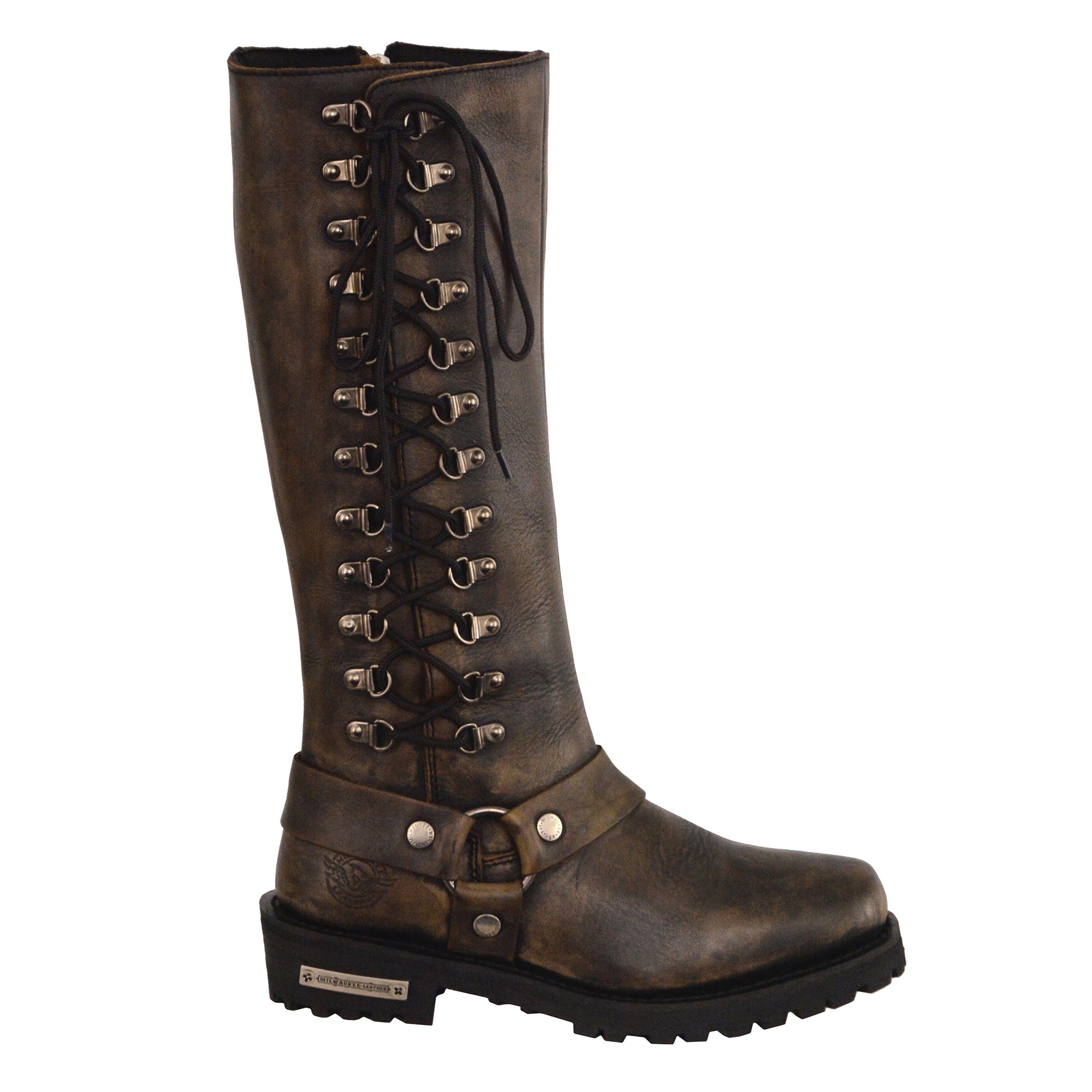 Ladies Distressed Brown 14
