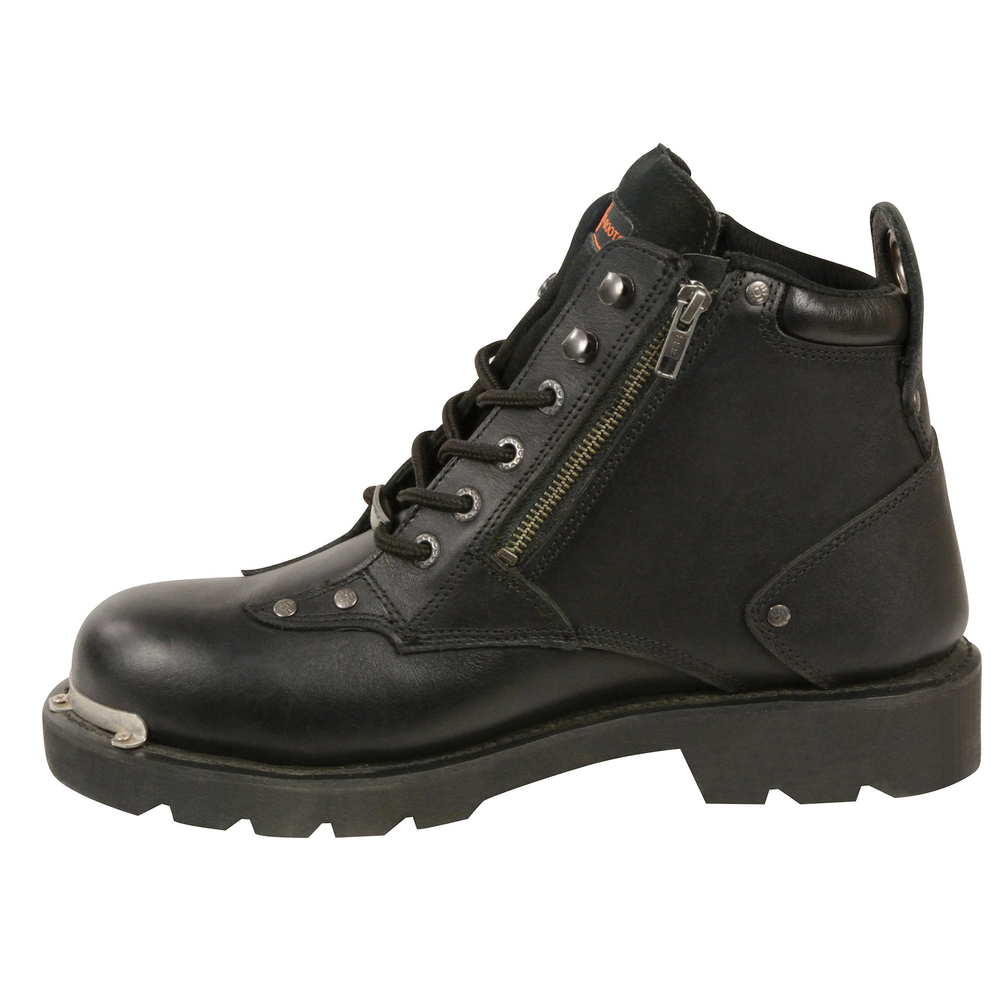 Men's Lace to Toe Boot w/ Double Sided Zipper Entry