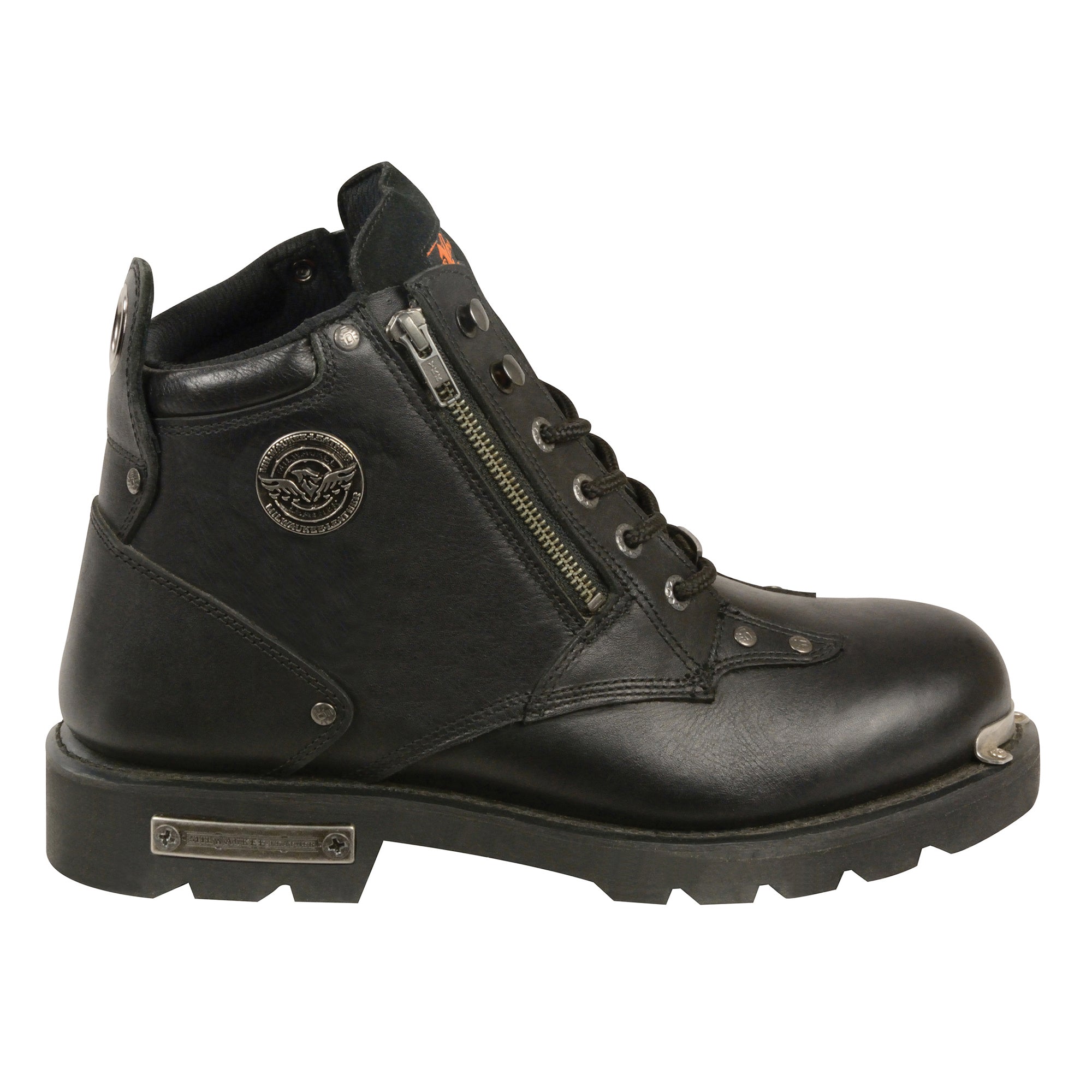 Men's Lace to Toe Boot w/ Double Sided Zipper Entry