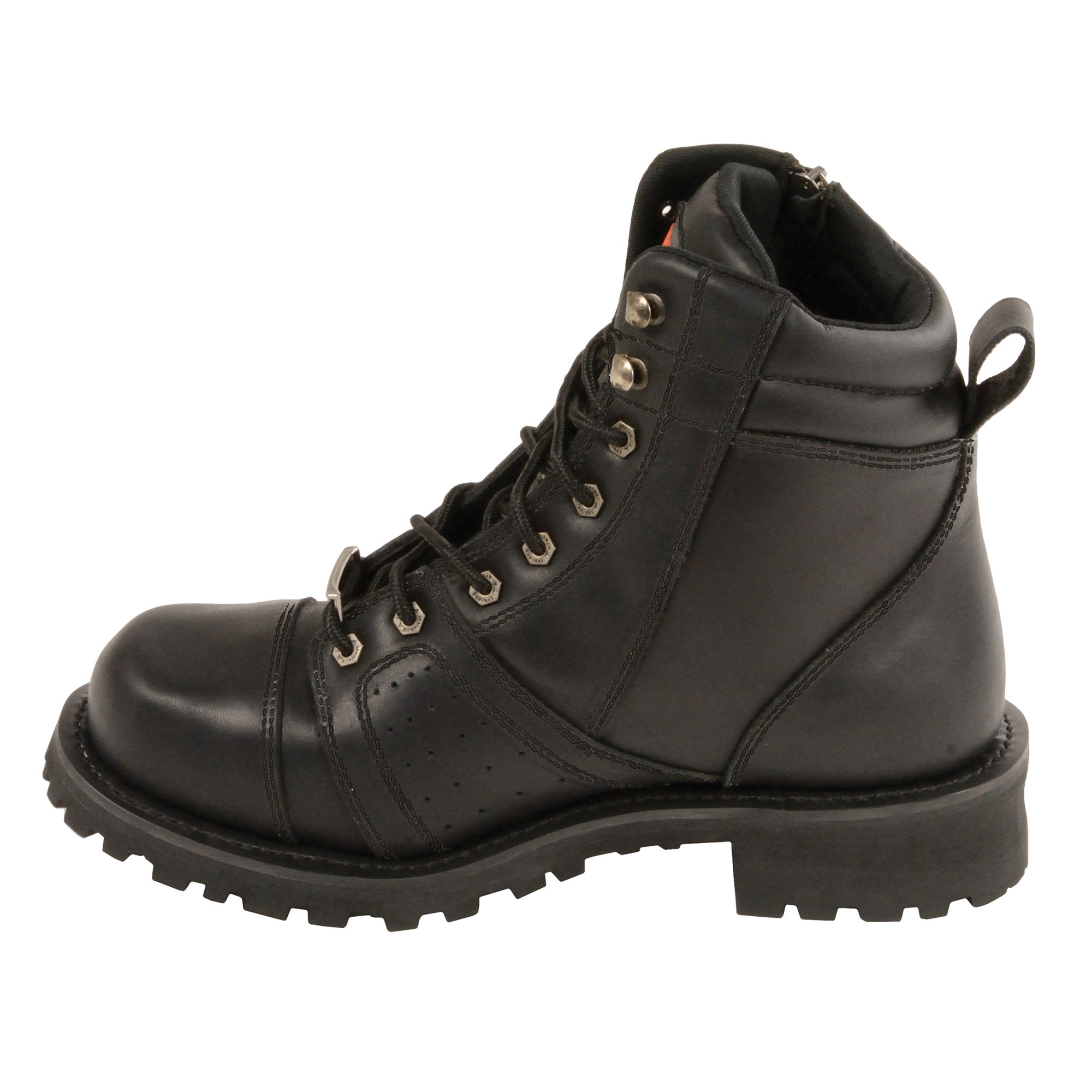 Men's Lace to Toe Boot w/Contrast Stitching