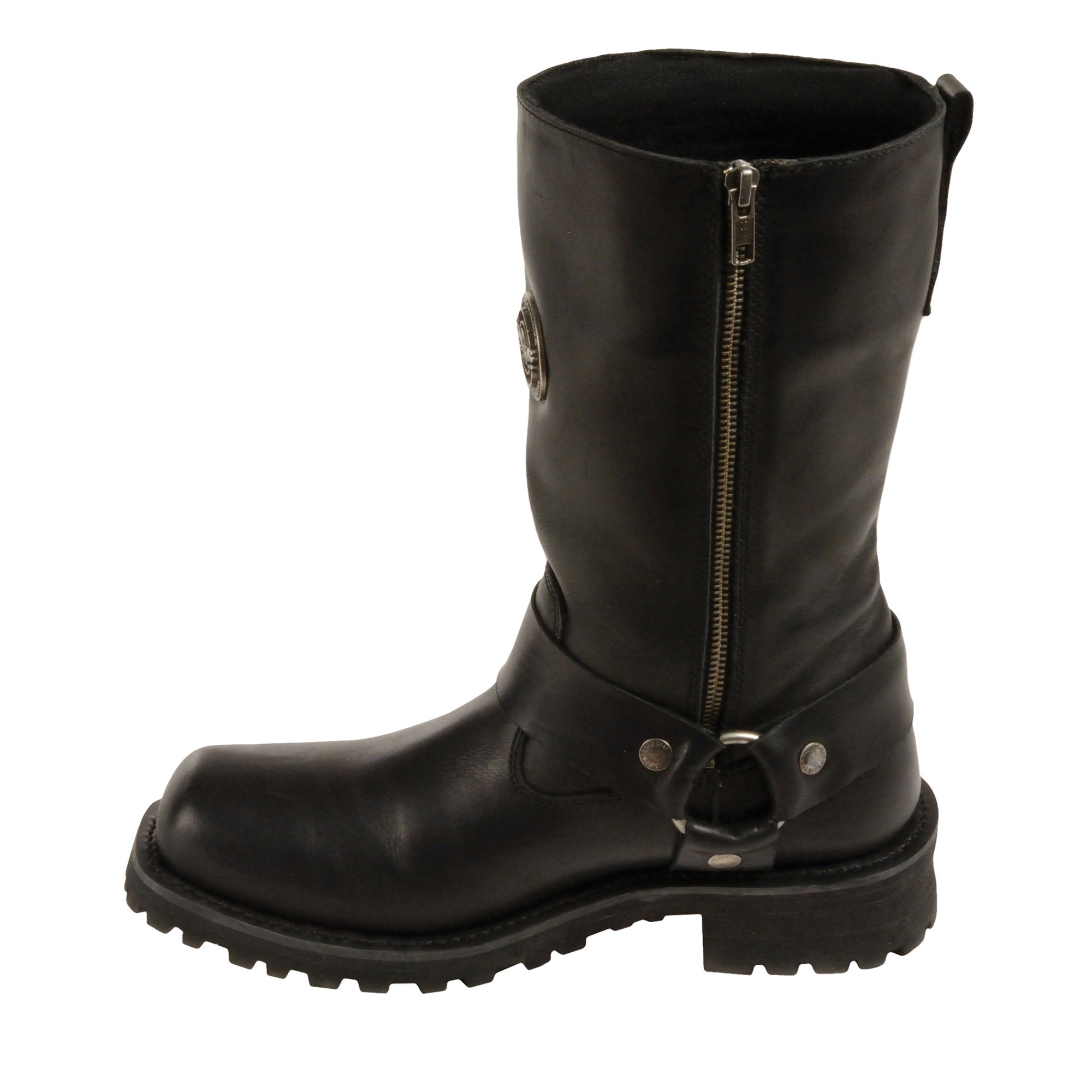 Men's 11 Inch Classic Harness Square Toe Boot-Wide