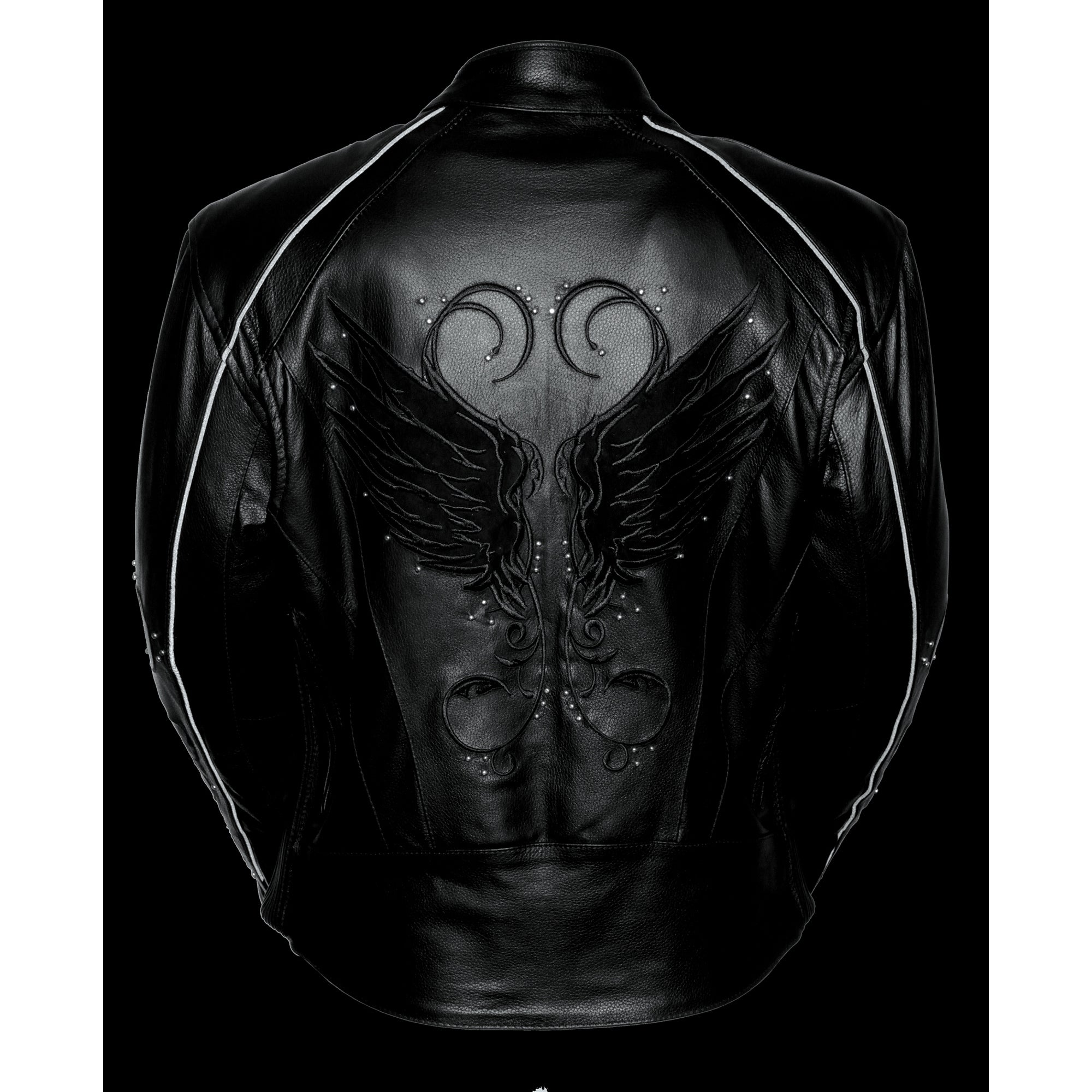 Ladies Jacket w/ Stud & Wings Detailing