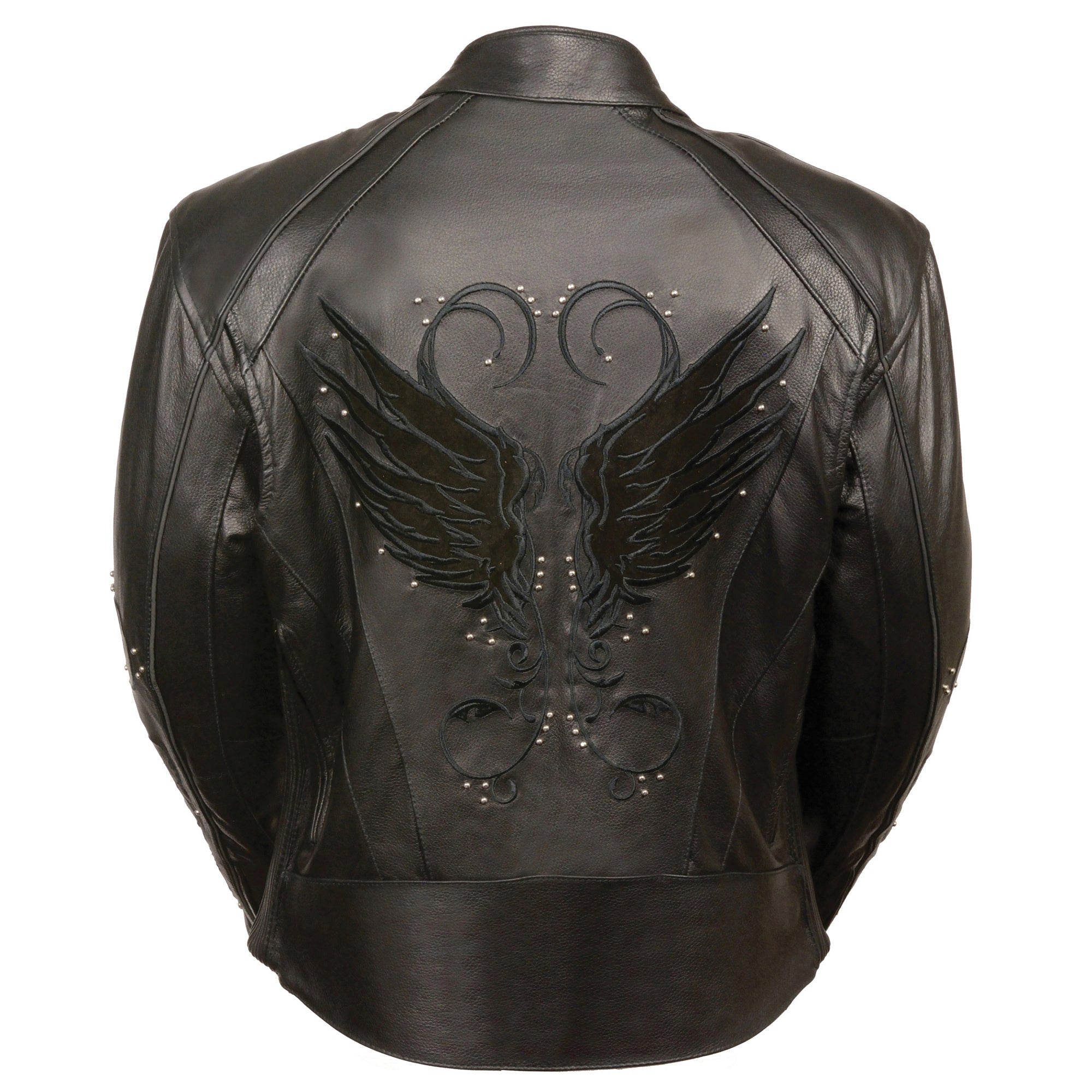Ladies Jacket w/ Stud & Wings Detailing