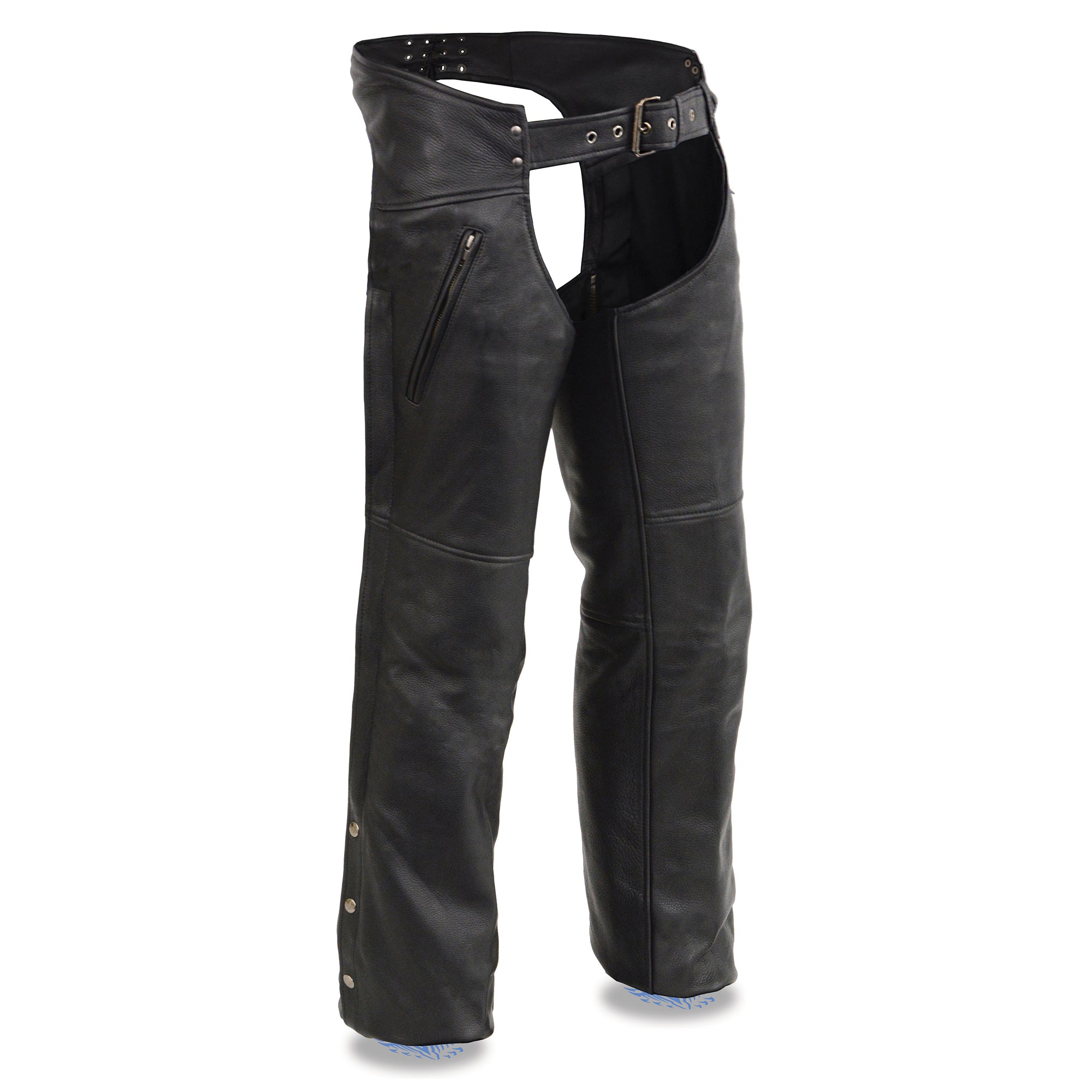 Men's Chaps w/ Cool Tec® Leather & Zippered Thigh Pockets