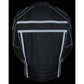 Men's Vented Textile Jacket w/ High Visibility Reflective