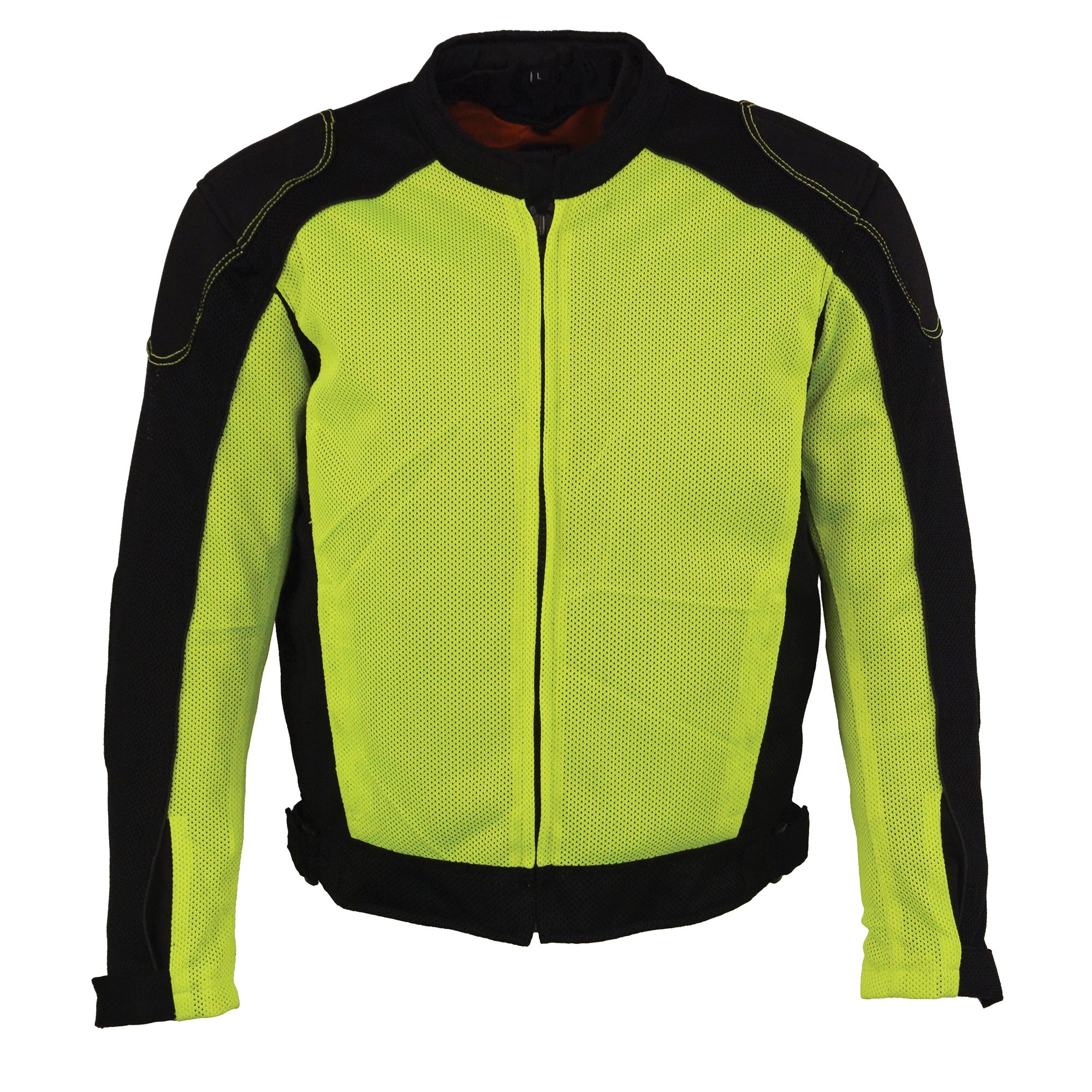 Men's High Visibility Mesh Racer Jacket w/ Removable Rain Jacket Liner