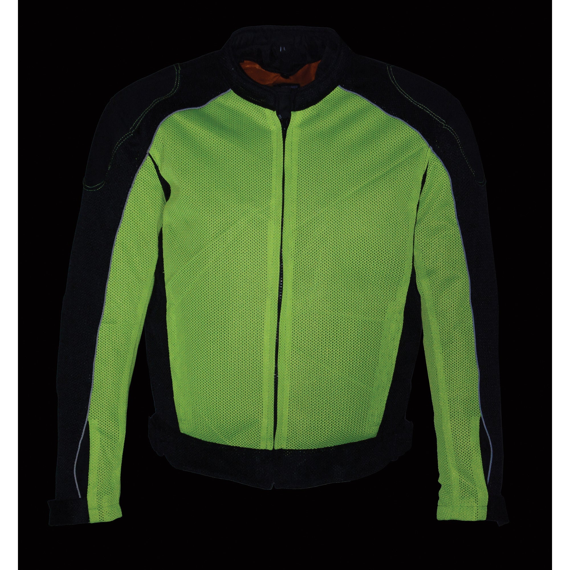 Men's High Visibility Mesh Racer Jacket w/ Removable Rain Jacket Liner