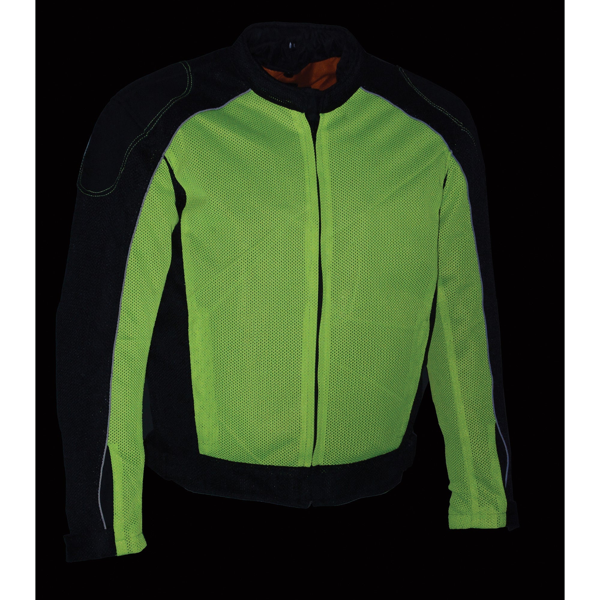 Men's High Visibility Mesh Racer Jacket w/ Removable Rain Jacket Liner