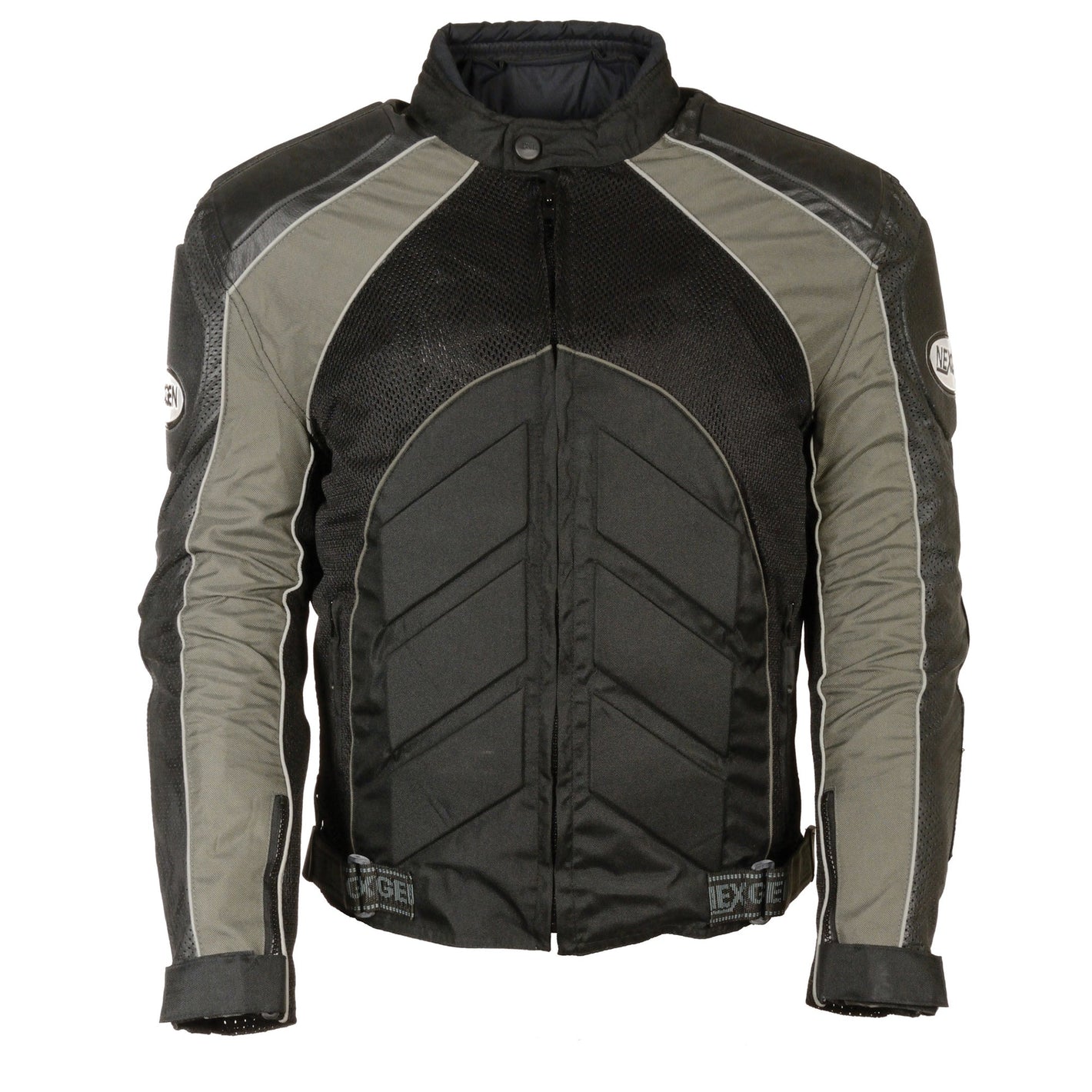 Men's Combo Leather/Textile/Mesh Racer Jacket