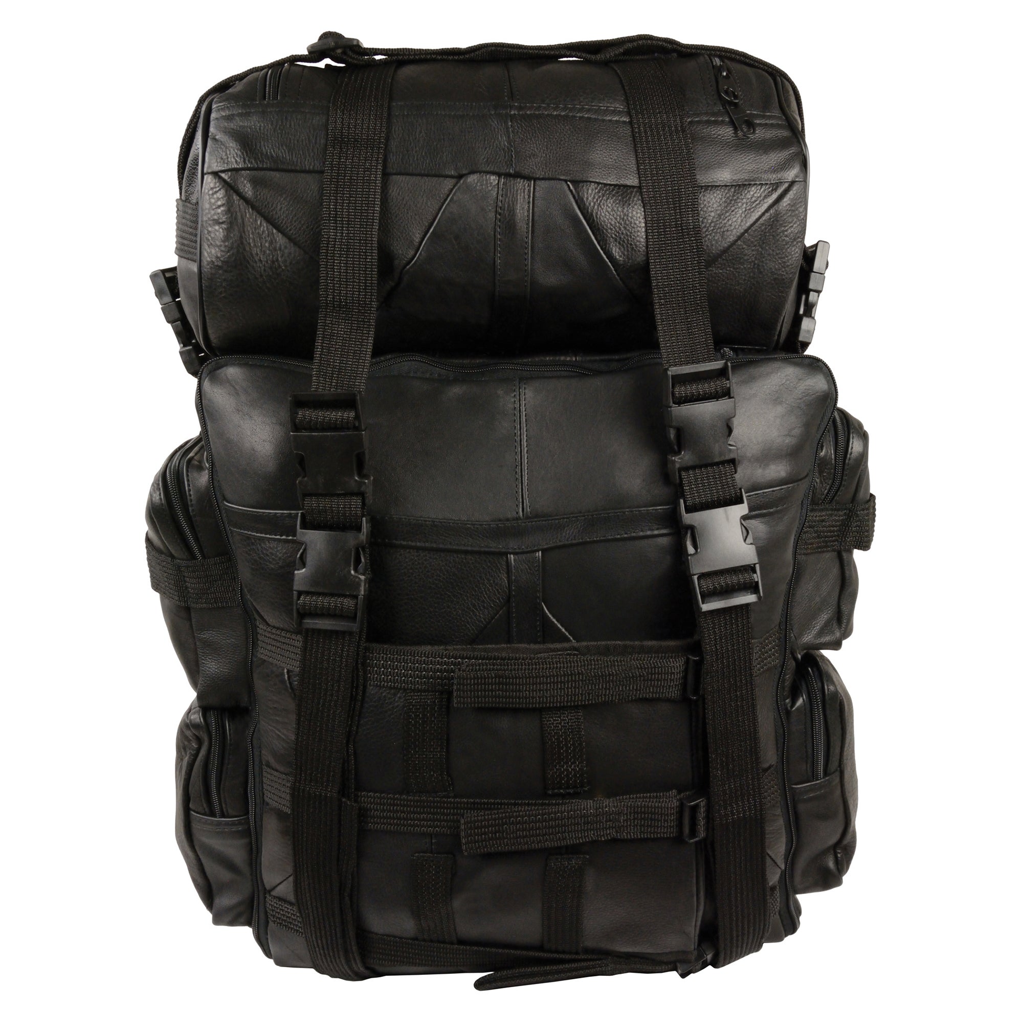 Large Leather Deluxe Sissy Bar Pack (20X16X6)