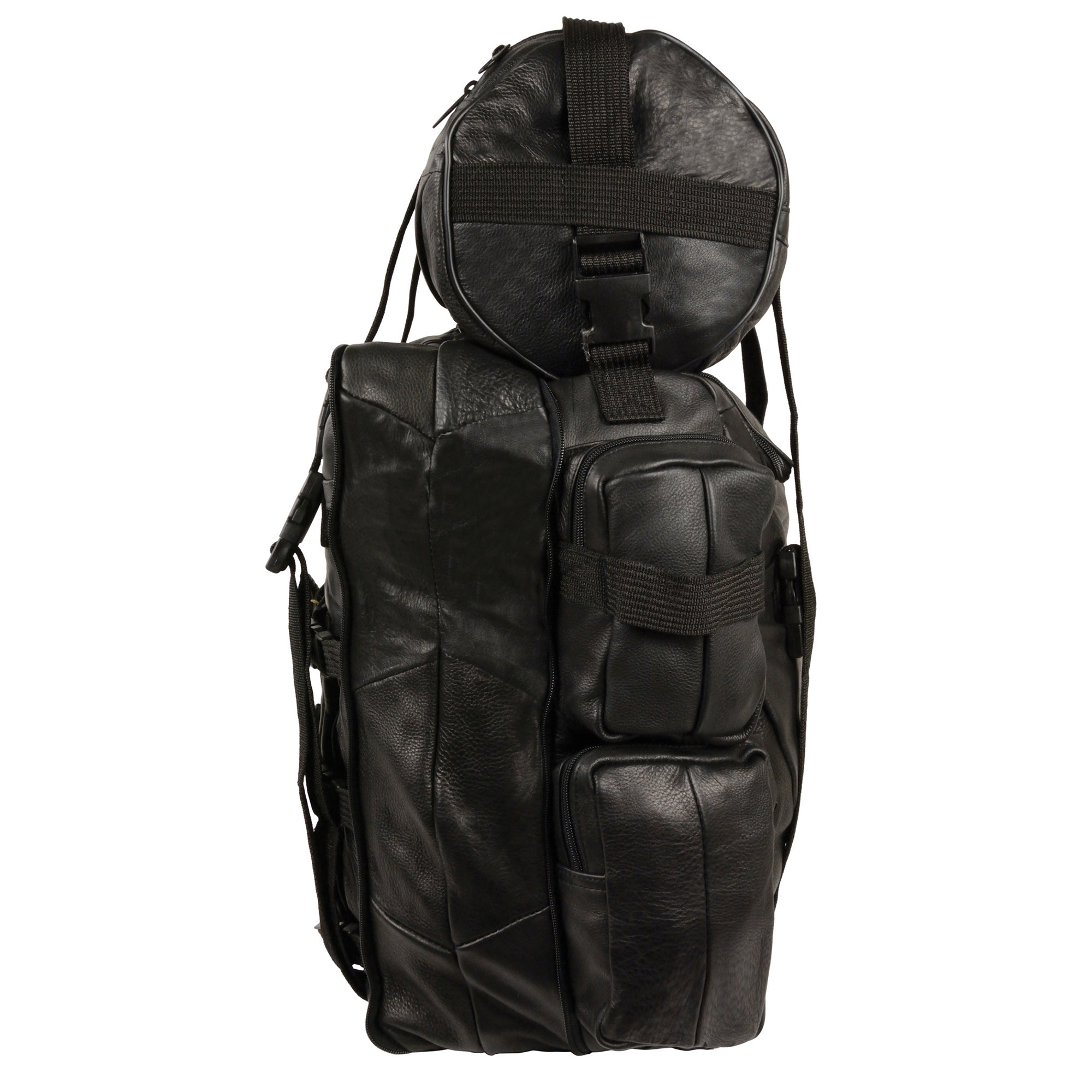 Large Leather Deluxe Sissy Bar Pack (20X16X6)