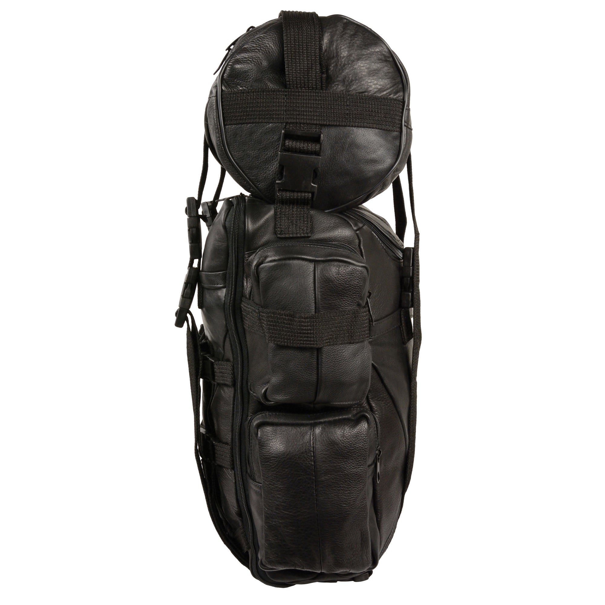 Large Leather Deluxe Sissy Bar Pack (20X16X6)