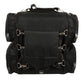 Medium Nylon Ultra Touring Sissy Bar Bag w/ Reflective Piping (17X17X12)
