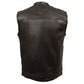 Men's Snap Collar Concealed Snap Club Vest