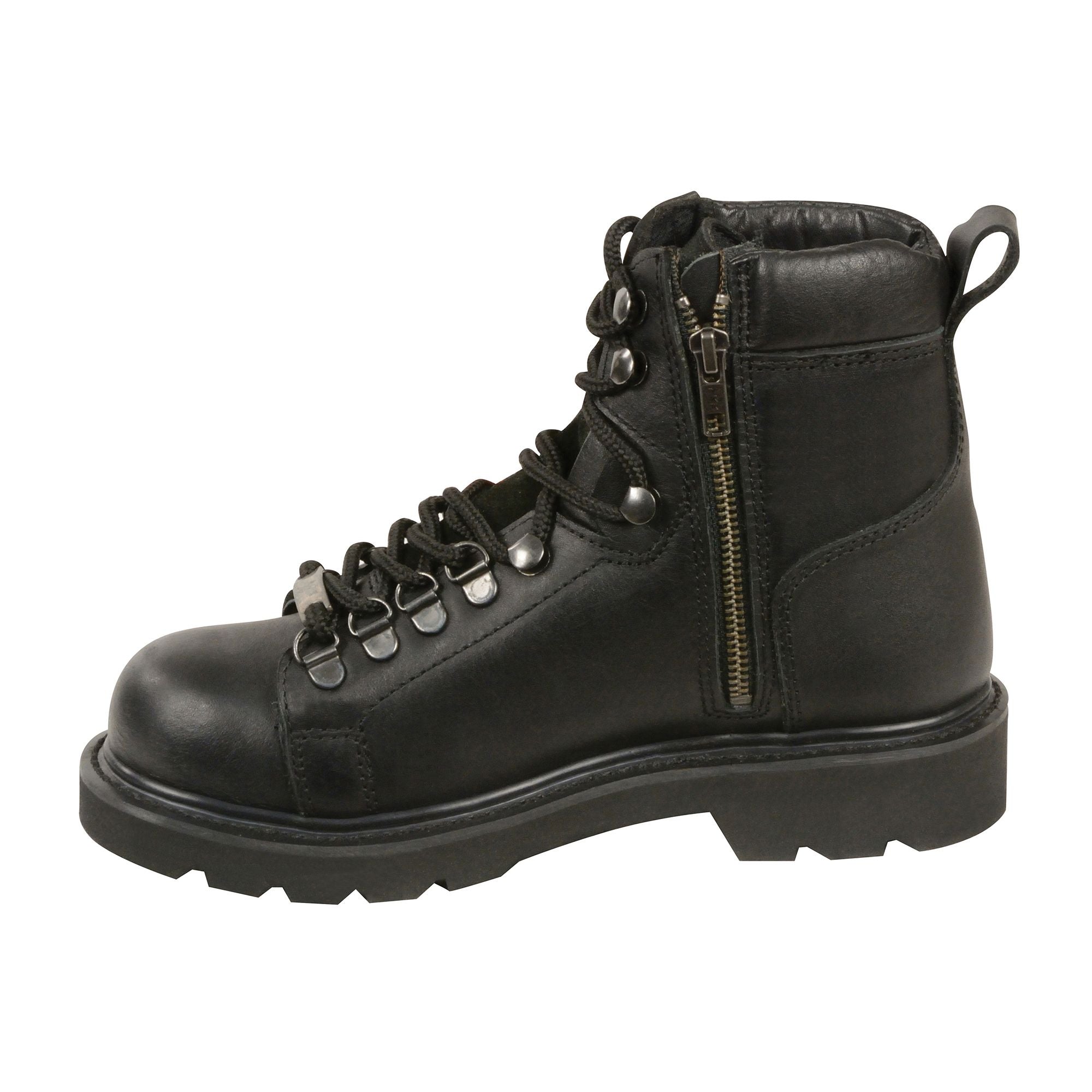 Women's Lace to Toe Boot W/Side Zipper