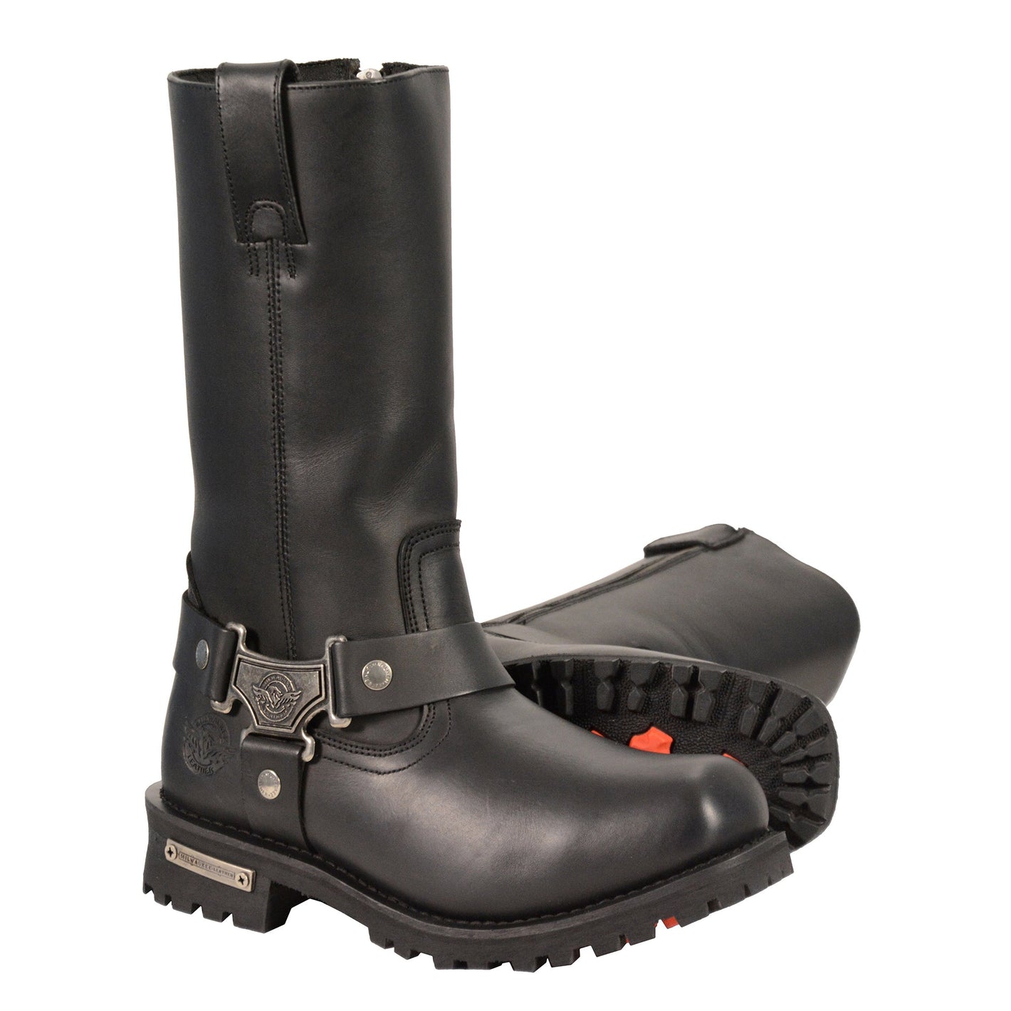 Men's 11 Inch Classic Harness Square Toe Boot-Wide