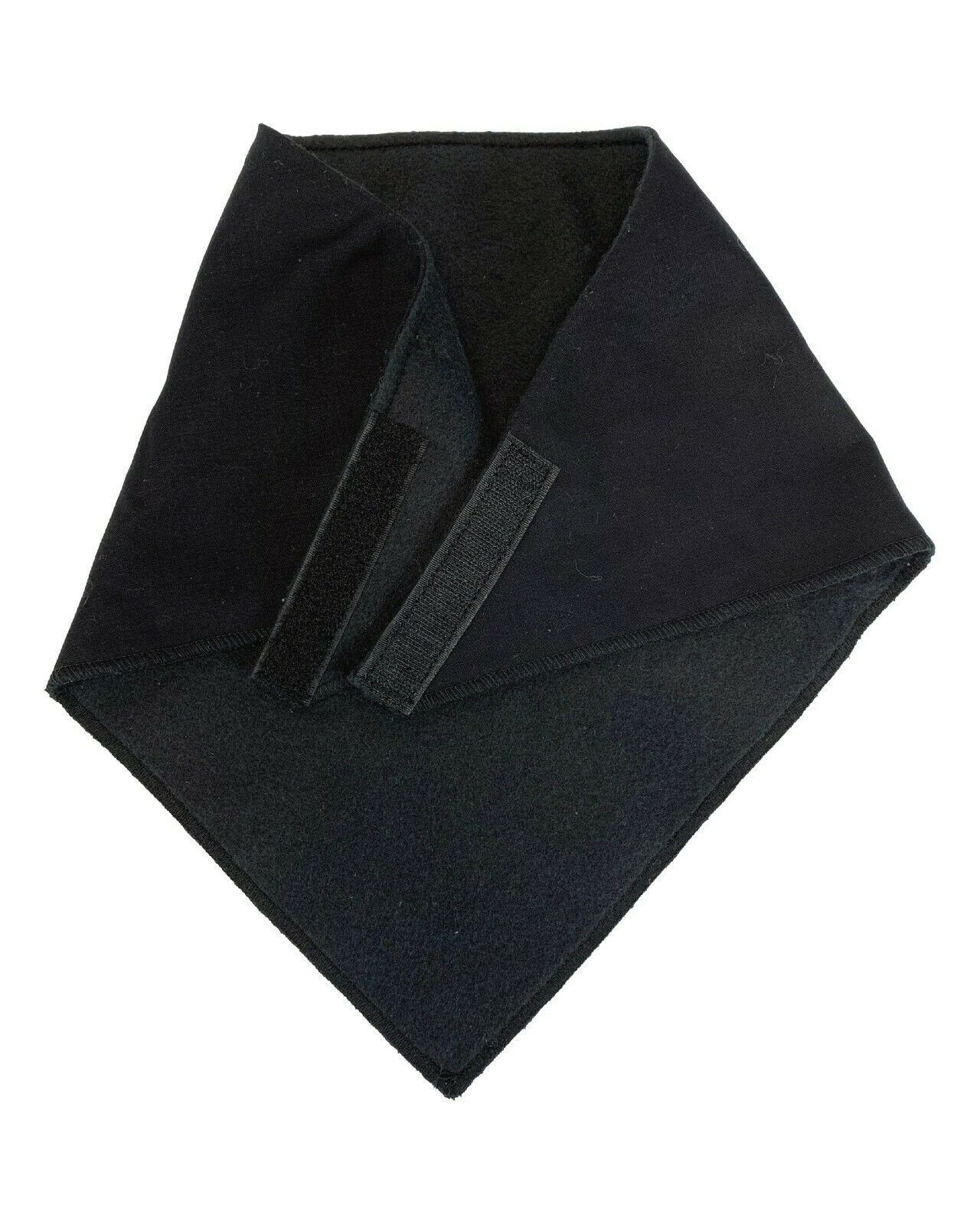 Face Mask Black Cotton Bandana Biker Facemask Triangle Headband Neck Ride Scarf