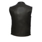 The Rampage Men's Banded Collar & Hip Relief Side Zippers Vest