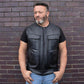MMCC Men's Quick Draw Black Leather Motorcycle Vest - MMC30001 — image 10