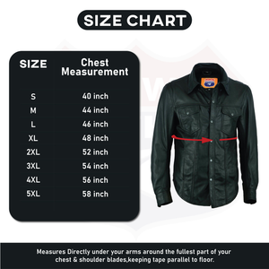 Leather motorcycle lightweight shirt - western biker club soft leather shirt HL10403