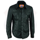 Leather motorcycle lightweight shirt - western biker club soft leather shirt HL10403