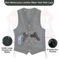 Highway Leather Basic Motorcycle Leather Vest