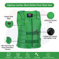 11643 Green Bulletproof Style tactical street leather vest - Zippered