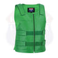HL11643 Men Bullet Proof style Leather Motorcycle Vest-bikers Club Tactical Vest